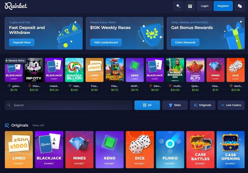 Rainbet Casino - Avaliações, Classificações, Jogos, Benefícios